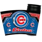 MLB Baseball Team Logo 16 Ounce Acrylic Travel Tumbler Glass - Chicago Cubs