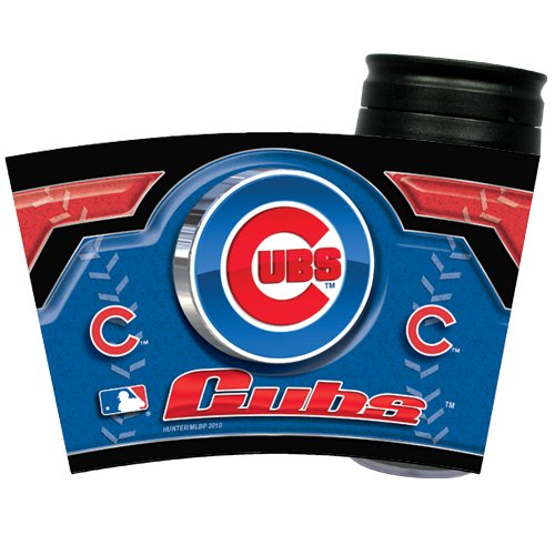 MLB Baseball Team Logo 16 Ounce Acrylic Travel Tumbler Glass - Chicago Cubs