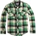 Fox Racing Skeptic Flannel Men's Long-Sleeve Fashion Shirt - Color: Dark Green, Size: 2X-Large