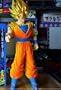 Skrou SUPER BIG SIZE Dragon Ball Z GOKU Figure Anime Vinylfigur Model Doll Modell Figur: SUPER_SAIYA GOKU ca.36cm