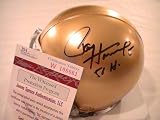 PAUL HORNUNG SIGNED AUTO AUTOGRAPHED NOTRE DAME FIGHTING IRISH MINI HELMET W/ COA AND HOLOGRAM JSA