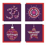 YogaBe Peaceful Christmas Yoga Christmas Card Pack YogaBe Peaceful Christmas Yoga Christmas Card Pack