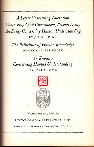 a letter concerning toleration concerning civil government second essay an essay concerning human understanding