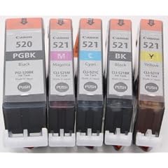 Multipack von Canon f�r Pixma MP 640 ( 5x Patronen - 1x Bk breit,1x BK schmal,1xC,1xM,1x Y) MP640 Druckerpatronen