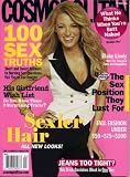 Cosmopolitan September 2008 Blake Lively on Cover, 100 Sex Truths, The Sex Position They Lust For, What He Thinks When You're Butt Naked, Banish Bloat in One Day