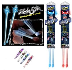 Buztronics Rock God Rock Stix LED Drum Sticks- ORANGE