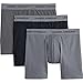 Under Armour Charged Cotton Stretch 6 Inch Boxerjock 3 Pack - Men's Steel/Graphite/Anthracite XL