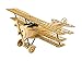 3D Assembly Puzzle DIY Model Plane Fokker DRI Wooden Craft Kit, Laser Cut Balsa Wood Airplane Kits to Build for Adults Teens, Creative Construction Toy Model Aircraft Set for Home Decor, Collection