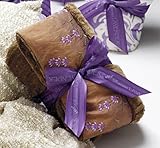 Sonoma Lavender Heat Wrap - Copper Embroidered Lavender