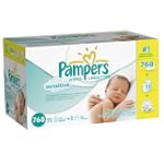 Pampers Sensitive Wipes 12x Box with...