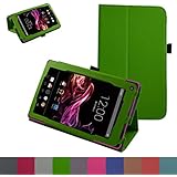RCA 7 VOYAGER II Case,Mama Mouth PU Leather Folio 2-folding Stand Cover with Stylus Holder for 7" RCA 7 VOYAGER II RCT6773W22 2015 Model Tablet,Green