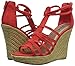 Qupid Women's Resort-23 Wedge Sandal