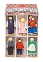 Melissa & Doug Wooden Family Doll Set