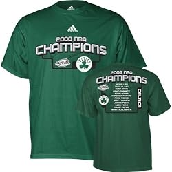 Boston Celtics 2008 NBA Champions Roster T-Shirt
