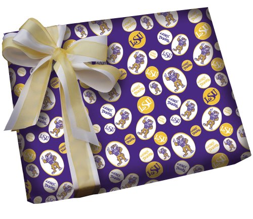 LSU Mike the Tiger Gift Wrap Roll - Buy 1 / GET 1 FREE