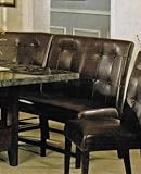 Set of 2 Parson Loveseat Chairs in Espresso Bycast