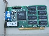 APAC S3 375/775 v2.0 S3 ViRGE/DX On Board 86c375 PCI 4MB EDO VGA Video Graphics Accelerator Card with CD Driver for Windows 95 and NT -