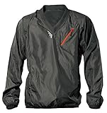 マック ウインドライドVネック AS-6100 ブラック LL