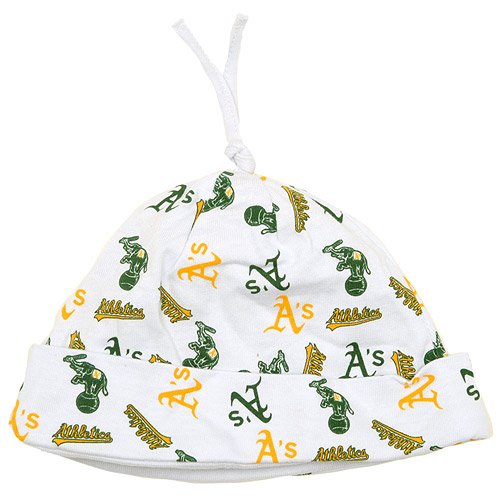 Oakland Athletics All-Over Logo Infant Beanie Infant