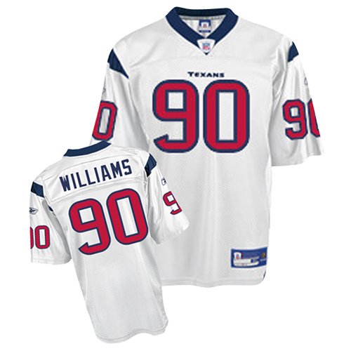 Reebok Houston Texans Mario Williams Replica White Jersey Small