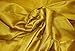 Golden Rod Shantung Dupioni Faux Silk Fabric Per Yard