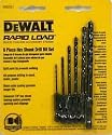 DeWalt DW2551 6 Piece 1/16-Inch to 1/4-Inch Hex Shank Twist Drill Assortment