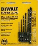 DeWalt DW2551 6 Piece 1/16-Inch to 1/4-Inch Hex Shank Twist Drill Assortment