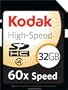 Kodak High-Speed 32 GB Class 4 SDHC Flash Memory Card KSD32GHSBNA060