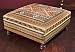 Rae Plains Ottoman- Southwestern Cabin Rustic Lodge Look