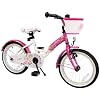 bike*star 40.6cm (16 Zoll) Kinder-Fahrrad - Farbe Pink & Wei�