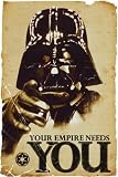 (24x36) Star Wars Movie Your Empire Needs You Darth Vader Poster Print (24x36) Star Wars Movie Your Empire Needs You Darth Vader Poster Print