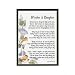 "A Mother & Daughter" Touching 8x10 Poem, Double-matted In White/Dark Green And Enhanced With Watercolor Graphics. A Mother's Day Gift.
