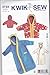 Kwik Sew K3733 Bunting and Jacket Sewing Pattern, Size XS-S-M-L-XL