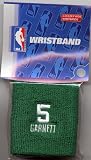 1 PAIR OF KEVIN GARNETT #5 BOSTON CELTICS WRISTBANDS SWEATBANDS