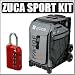 Zuca Sport Wheeled Complete Luggage Set With Frame Black and Insert Bag Maverick Gray