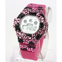 デコG-SHOCK MINI（デコジーショックミニ）【ピンクハートレオパード】豹柄GMN-591-4JR