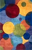 3'6 x 5'6 Rectangular Momeni NEWWANW-37MTI3656 Hand Tufted Chinese New Wave Collection Rug