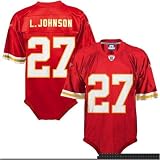 Reebok Kansas City Chiefs #27 Larry Johnson Red Infant One-Piece Replica Football Jersey
