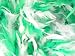 Green & White Mixed 6 Foot 60 Gram Feather Boas