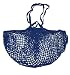 Better Houseware Cotton Net Shopping Bag, Blue