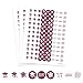 Class of 2017 Graduation Party Favor Stickers, Set of 324 (Maroon)