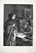 1879 Woman Family Jewels Money Lender Antique Print