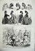 1871 Paris Fashion Head-Dress Mantles Globe Theatre