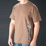 JOE ROCKET LOGO T-SHIRT BROWN MD