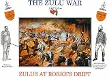 The Zulu War - Zulus At Rorke's Drift Plastic Army Men: 16 piece set of 54mm Figures - 1:32 ScaleIMAGE