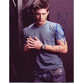 Gorgeous Jensen Ackles Super Natural Signed 8x10