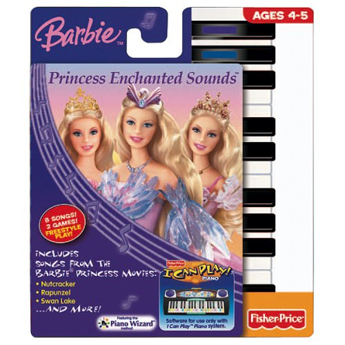 517xalEmlsL I Can Play Piano Software   Barbie Enchanted Sounds