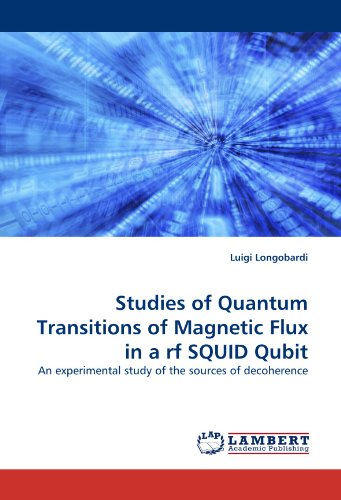 studies of quantum transitions of magnetic flux in a rf squid qubit an experimental study of the sources of decoherence