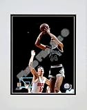 George Gervin 1984 Action Double Matted 8 x 10 Photograph (Unframed)