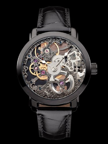 M. Johansson Mechanical Hand Winding Full Skeleton Men's Watch NikalaLBB3